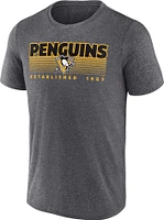 NHL Pittsburgh Penguins Lights Out Charcoal Synthetic T-Shirt