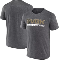 NHL Vegas Golden Knights Logo Grey Tri-Blend T-Shirt