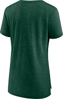 NCAA Women's Miami Hurricanes Green Classic Tri-Blend T-Shirt