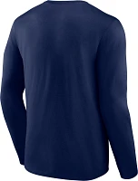 NCAA Men's Notre Dame Fighting Irish Navy Modern Arch Long Sleeve T-Shirt