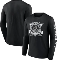 NHL Los Angeles Kings Graphic Sleeve Hit Black Long Sleeve Shirt