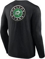 NHL Dallas Stars Shoulder Patch Black T-Shirt