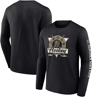 NHL Vegas Golden Knights Graphic Sleeve Hit Black Long Sleeve Shirt