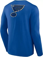 NHL St. Louis Blues Shoulder Patch Royal T-Shirt