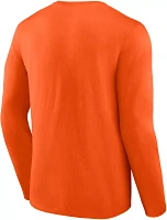 NHL Philadelphia Flyers Graphic Sleeve Hit Orange Long Sleeve Shirt