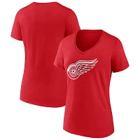 NHL Women's Detroit Red Wings Team V-Neck T-Shirt