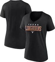 NCAA Women's Texas Longhorns Black Promo Logo T-Shirt