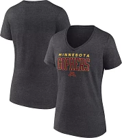 NCAA Women's Minnesota Golden Gophers Grey Promo Logo T-Shirt