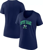 NCAA Women's Notre Dame Fighting Irish Navy Promo Logo T-Shirt