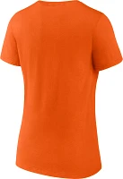 NCAA Women's Miami Hurricanes Orange Promo Logo T-Shirt