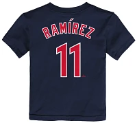 Nike Toddler Clevelnad Guardians José Ramírez #11 Navy T-Shirt