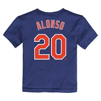 Nike Toddler New York Mets Pete Alonso #20 Blue T-Shirt