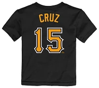 Nike Toddler Pittsburgh Pirates Oneil Cruz #15 Black T-Shirt