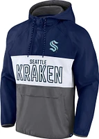 NHL Seattle Kraken Defender Navy Pullover Jacket