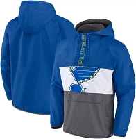 NHL St. Louis Blues Anorak Blue Pullover Jacket