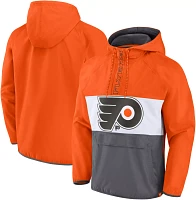 NHL Philadelphia Flyers Anorak Orange Pullover Jacket