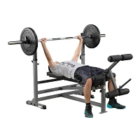 Body Solid GDIB46L Olympic Weight Bench with Leg Developer