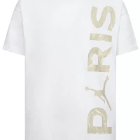 Jordan Youth Paris Saint-Germain Wordmark White T-Shirt