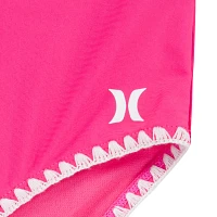 Hurley Girls' Asymmetrical One-Piece Swimsuit