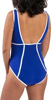 Dolfin Women's Solid Square Neck One Piece Swimsuit