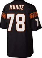 Mitchell & Ness Men's Cincinnati Bengals Anthony Munoz #78 1989 Black Throwback Jersey