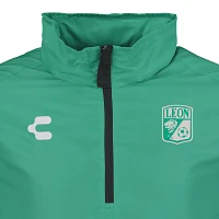 Charly Club León 2023 Player Green Quarter-Zip Pullover Shirt