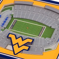 You the Fan West Virginia Mountaineers 3D Stadium Views Coaster Set