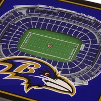 You the Fan Baltimore Ravens Stadium View Coaster Set