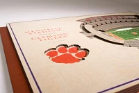 You the Fan Clemson Tigers 5-Layer StadiumViews 3D Wall Art