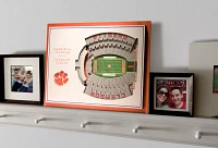 You the Fan Clemson Tigers 5-Layer StadiumViews 3D Wall Art