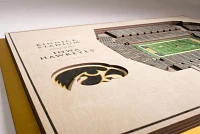 You the Fan Iowa Hawkeyes 5-Layer StadiumViews 3D Wall Art