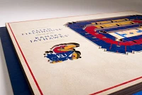 You the Fan Kansas Jayhawks 5-Layer StadiumViews 3D Wall Art