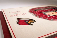 You the Fan Louisville Cardinals 5-Layer StadiumViews 3D Wall Art