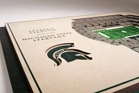 You the Fan Michigan State Spartans 5-Layer StadiumViews 3D Wall Art