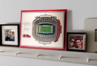 You the Fan Mississippi State Bulldogs 5-Layer StadiumViews 3D Wall Art