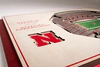 You the Fan Nebraska Cornhuskers 5-Layer StadiumViews 3D Wall Art