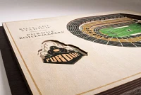 You the Fan Purdue Boilermakers 5-Layer StadiumViews 3D Wall Art