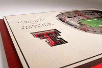 You the Fan Texas Tech Red Raiders 5-Layer StadiumViews 3D Wall Art