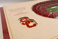 You the Fan USC Trojans 5-Layer StadiumViews 3D Wall Art