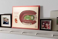 You the Fan USC Trojans 5-Layer StadiumViews 3D Wall Art