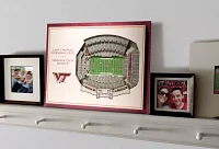 You the Fan Virginia Tech Hokies 5-Layer StadiumViews 3D Wall Art