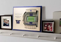 You the Fan Washington Huskies 5-Layer StadiumViews 3D Wall Art