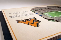 You the Fan West Virginia Mountaineers 5-Layer StadiumViews 3D Wall Art