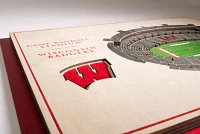 You the Fan Wisconsin Badgers 5-Layer StadiumViews 3D Wall Art