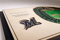 You the Fan Milwaukee Brewers 5-Layer StadiumViews 3D Wall Art