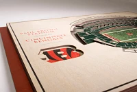 You the Fan Cincinnati Bengals 5-Layer StadiumViews 3D Wall Art