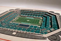 You the Fan Miami Dolphins 5-Layer StadiumViews 3D Wall Art