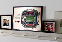 You the Fan New England Patriots 5-Layer StadiumViews 3D Wall Art