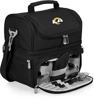 Picnic Time Los Angeles Rams Black Pranzo Personal Lunch Cooler