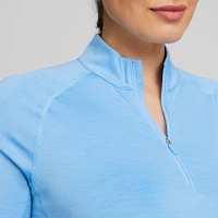 PUMA Women's Long Sleeve 1/4 Zip YouV Golf Shirt